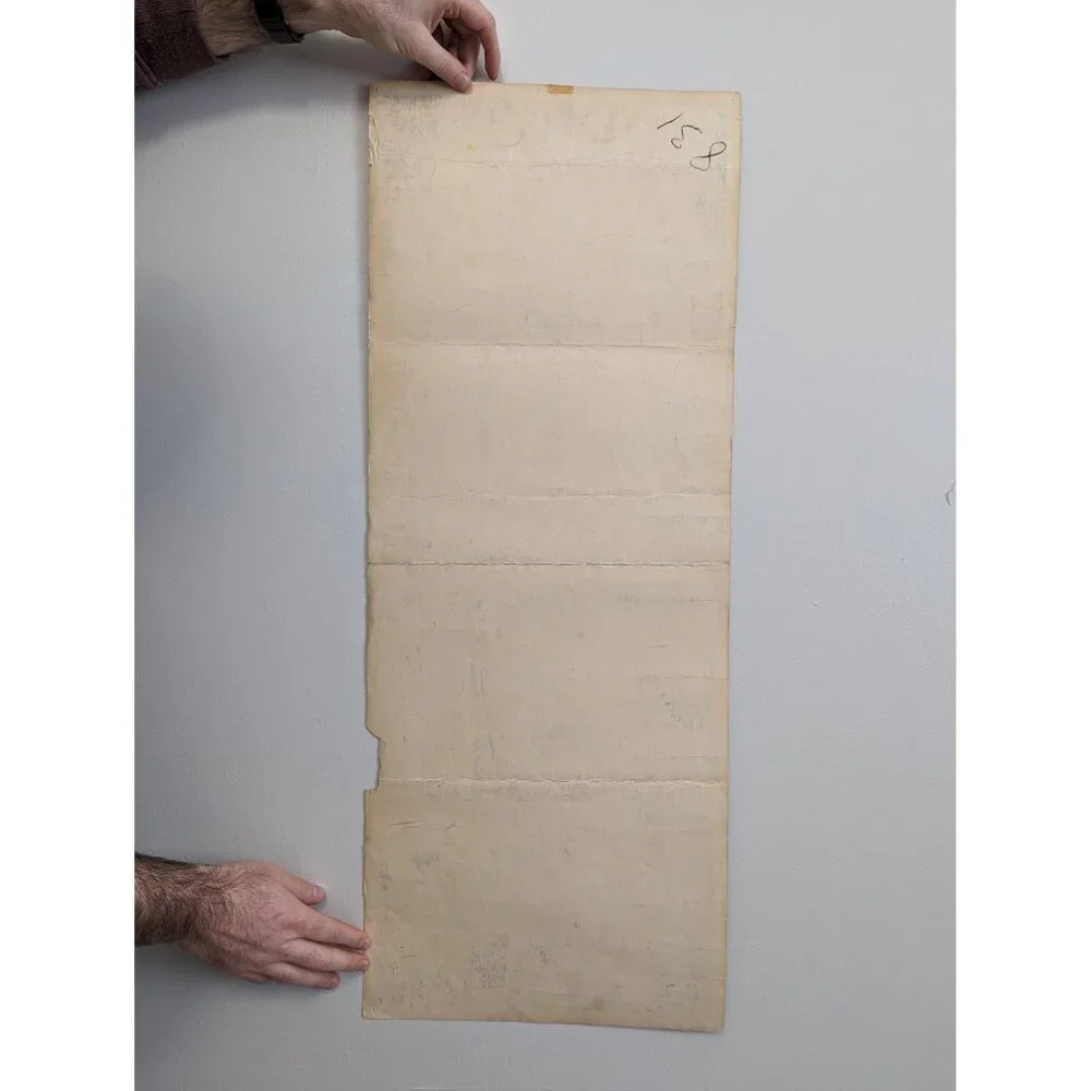 1951 Original 14x36 Halls Of Montezuma Movie theatre poster with Richard Widmark - Picture 9 of 10